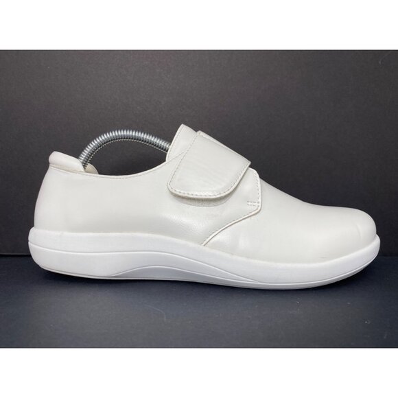 Alegria Spright sz 11 / 41 White Slip-On Shoes Non-Marking Slip Resistant Sole - Picture 7 of 10